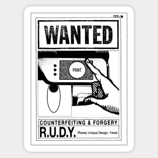 Wanted Sticker